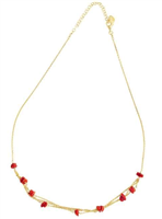 Necklace Io & Te  Woman in Silver Corallo CLICCORDO